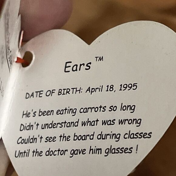 TY Lot of 6 1990s Retired Bunny Beanie Babies Floppity Hippie Nibbler Hippity - Picture 15 of 15